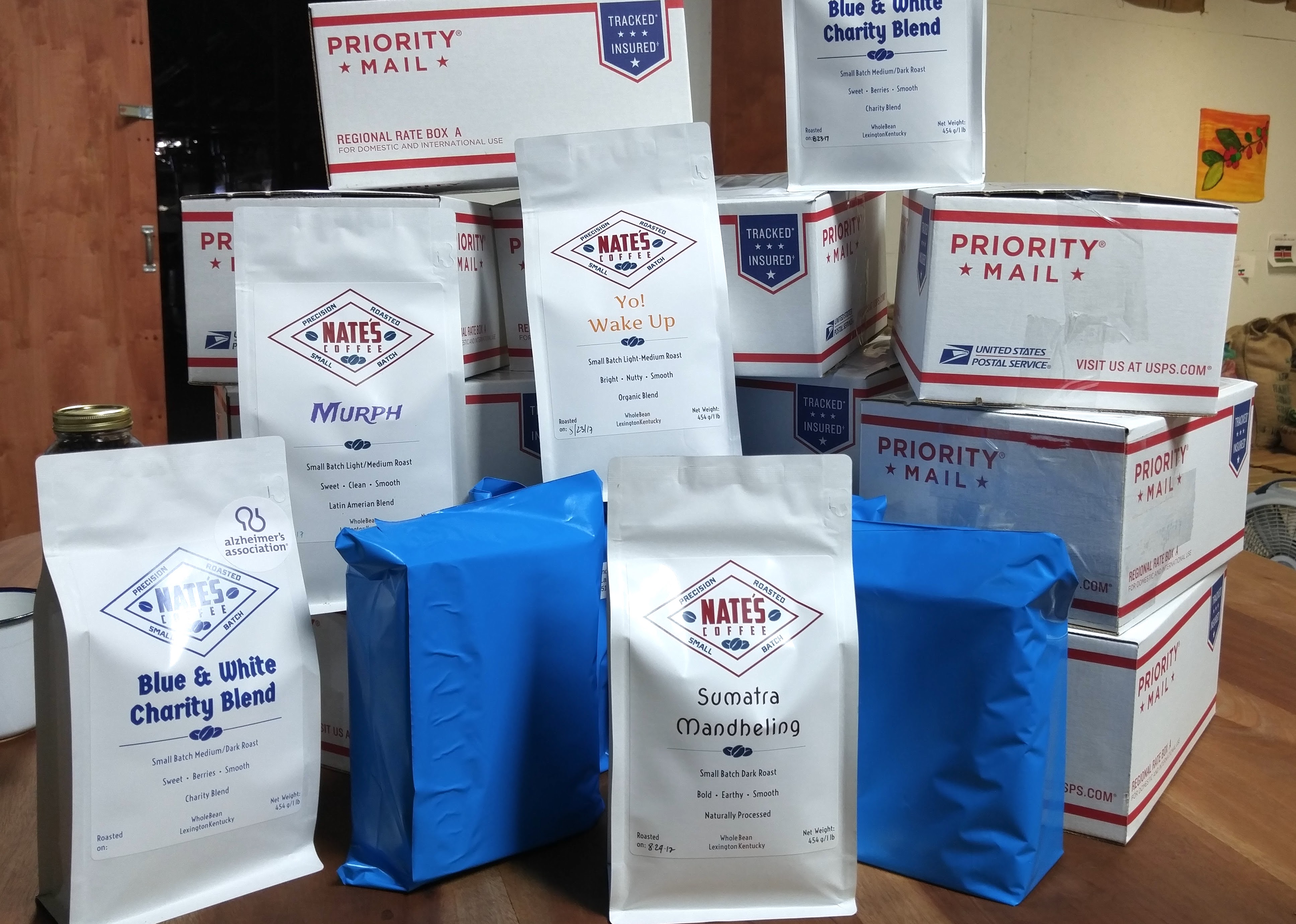 Shipping is included in our coffee subscription